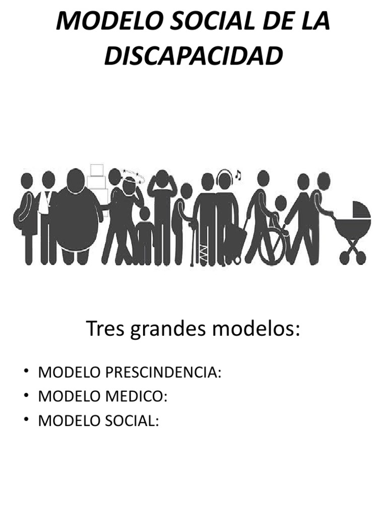 Modelo Social de la Discapacidad | PDF | Invalidez | Discapacidad ...