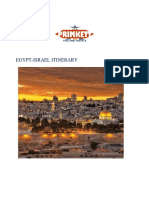 2023 Egypt-Israel Itinerary