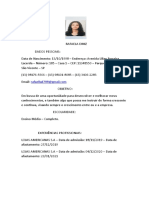 Rafaela Diniz - Curriculo