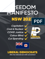 Freedom Manifesto - Liberal Democrats - NSW 2023 - V7.5