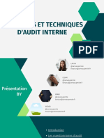 Les Outils Et Techniques D'audit Interne.