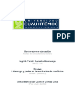 Liderazgo y Poder en Resolución de Conflictos. RomaÃ A Marmolejo - Act 2.3