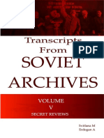 Transcripts From The Soviet Archives Volume 5