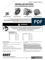 Am Series Air Motors: Operation and Maintenance Manual