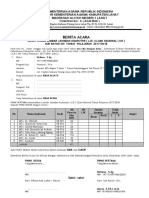 Berita Acara Serah Terima LJK Un 2018 Okeee