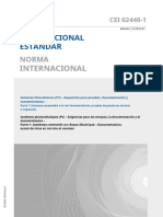 Iec-62446-1 - Requisitos para Ensayos, Documentación y Mantenimiento - En.es