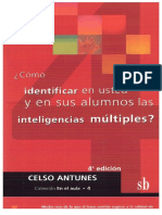 Libro - Cómo Identificar en Usted y en Sus Alumnos Las Inteligencias Múltiples (Celso Antunes)