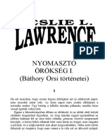 Leslie L Lawrence - Báthory Orsi Történetei 3 - Nyomasztó Örökség 1