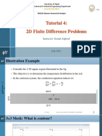Tutorial 4: 2D Finite Difference Problems: Instructor: Samah Alghoul