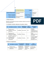 Asesor de Proyectos y Desarrollo de Productos