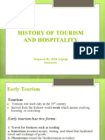 History of Tourism and Hospitality