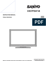 CE37FD47-B: Instruction Manual Colour Television