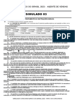 Simulado Concurso Banco Do Brasil 2023 - Agente de Vendas 03