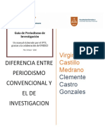 Diferencias Entre Periodismo Convencional y El de Investigacion