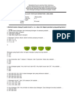 PTS Matematika Kls 2 SMT 1