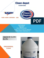 CATALOGO OFERTAS DE CLEAN DEPOT MARZO,ABRIL 2,022