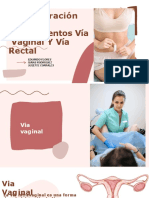 Administración de medicamentos vía vaginal y rectal