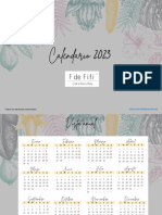 Calendario Descargable 2023 Fdefifidecocraft