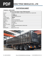 100 Ton 3 Axle Tipper Trailer-TITAN Quotation