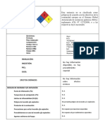 Ficha de Seguridad Agua Destilada