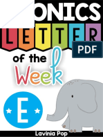 LetteroftheWeek E