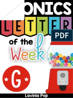 LetteroftheWeek G