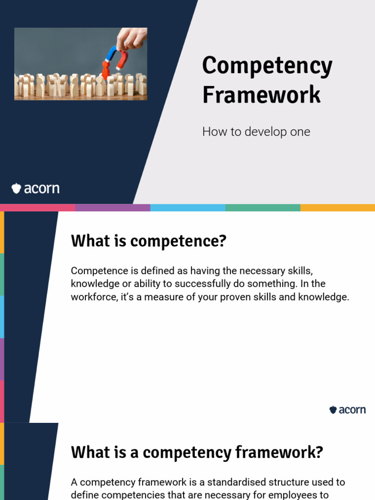 How To Develop A Competency Framework | PDF