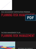 The Risk Management Plan