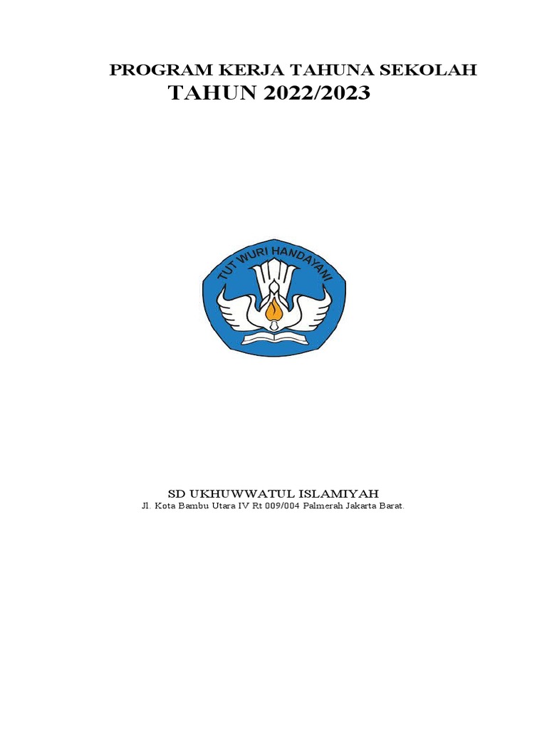 Rencana Kerja Tahunan SD 2022/2023 | PDF