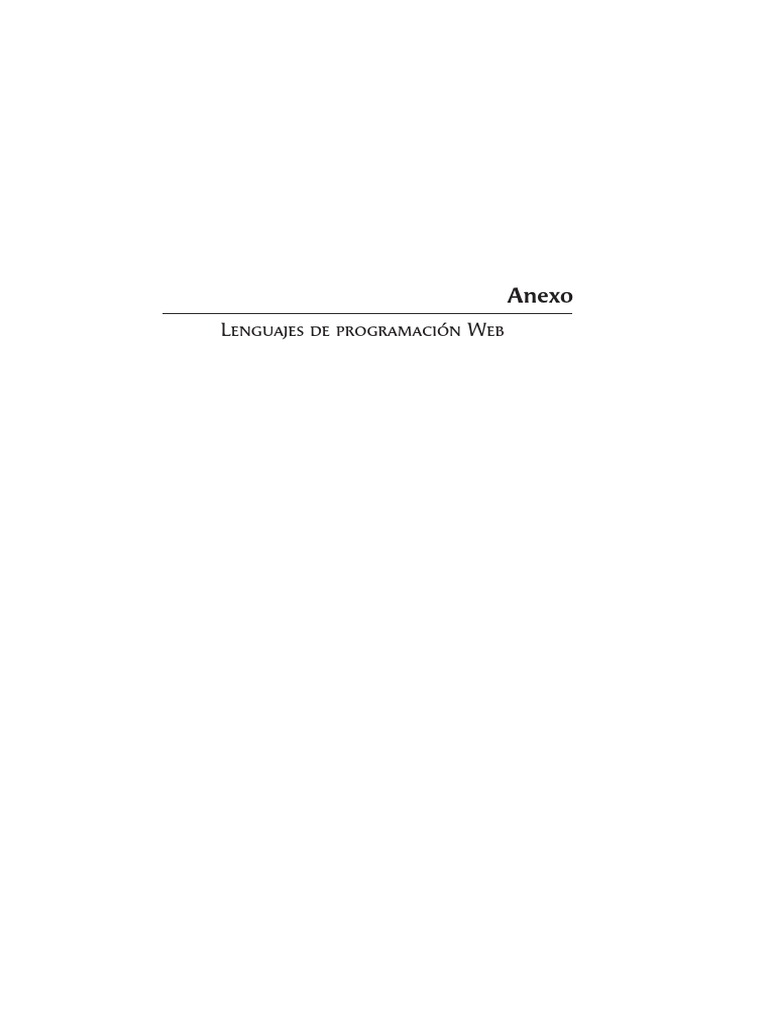 Lenguajes de programaci n web pdf script java html