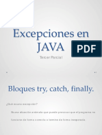 Excepciones en JAVA