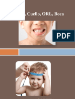 Semiologia Pediatrica Cabeza, Cuello y ORL