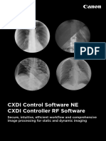Brochure CXDI-Control Software NE-Controller RF Canon NERFY20VA Screen