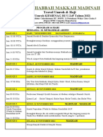 Program Perjlanan Umroh 07 Desember 2022