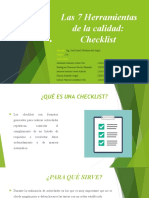 Checklist 7 Herramientas Calidad