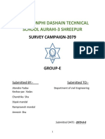 Project of Survey Camping