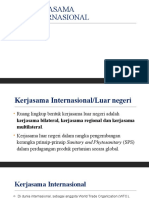 KERJASAMA INTERNASIONAL