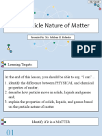 Particle Nature of Matter