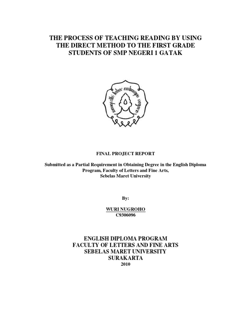 Direct Method Essay | PDF | Reading Comprehension | Teachers