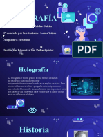 EXPOSICIÓN SOBRE LA HOLOGRAFÍA.