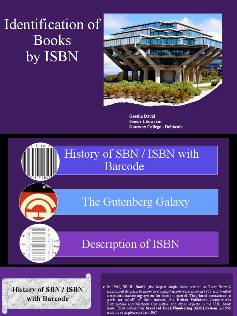 Understanding ISBN: History & Structure | PDF | Written Communication ...