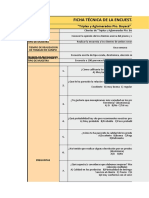 Ficha Técnica de Encuesta.