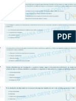 Unidad 1 - Fase 2 - Conceptualización de La Investigación - Cuestionario de Evaluación