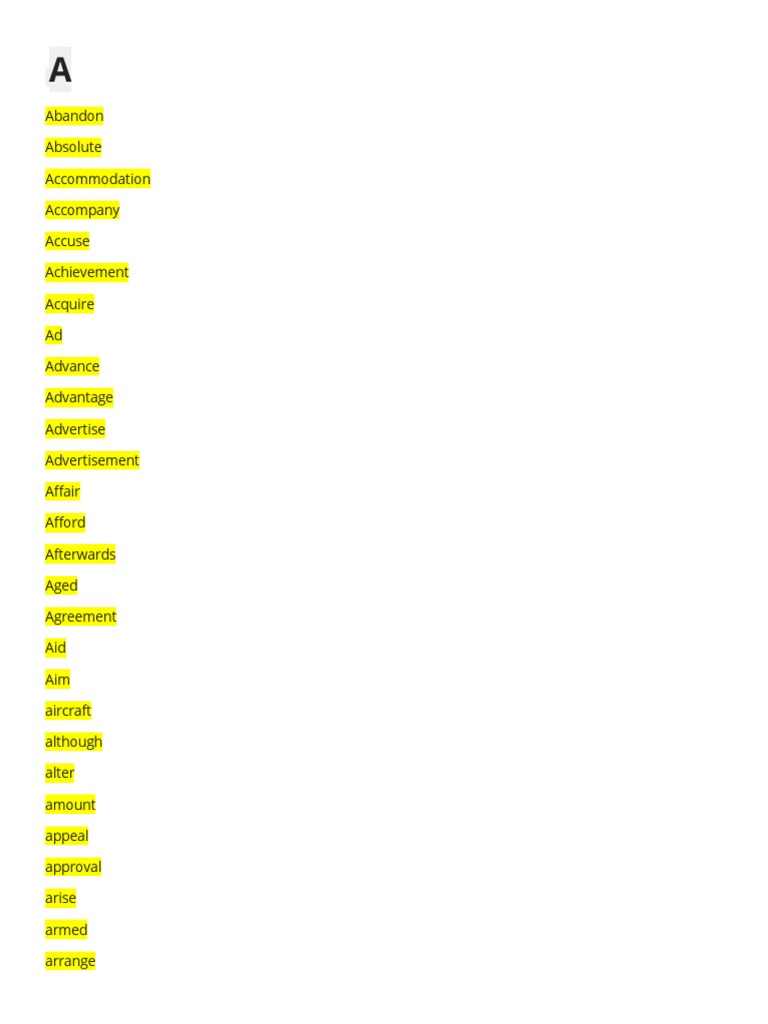 3000 IMPORTANT ENGLISH WORDS PDF visual data 8