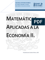 Matemáticas Aplicadas A La Economía II 2021-B