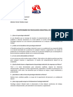 Cuestionario Pscilogia Industrial en Mexico - Norely Toledano Lopez