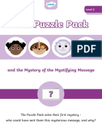 The Puzzle Pack and the Mystery of the Mystifying Message