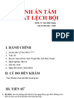 Bệnh Án Tầm Soát Lệch Bội