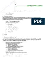 Sample of The Quarterly - Planning - Agenda