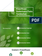 Klasifikasi Sederhana Pada Tumbuhan